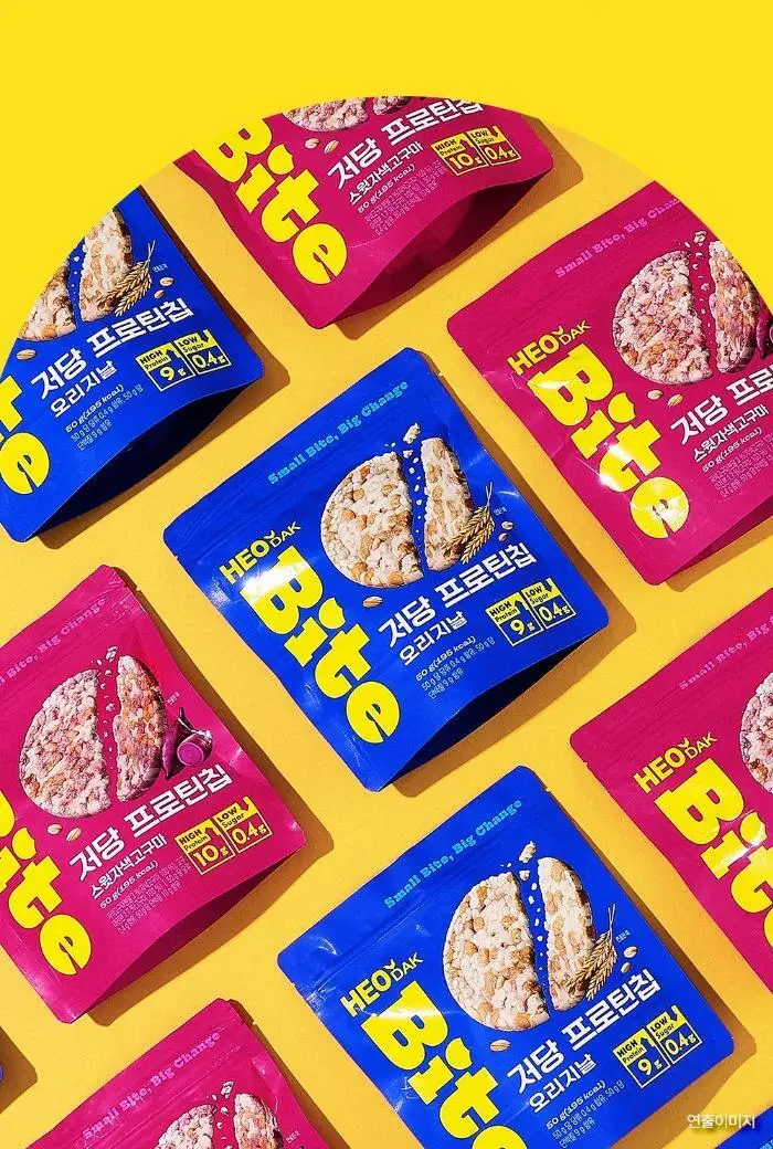 [허닭BITE] 저당 프로틴칩 50g 2종 (오리지날/스윗자색고구마) 상세페이지 8